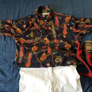 Saturday Night out! Vintage Alfred Dunner blouse